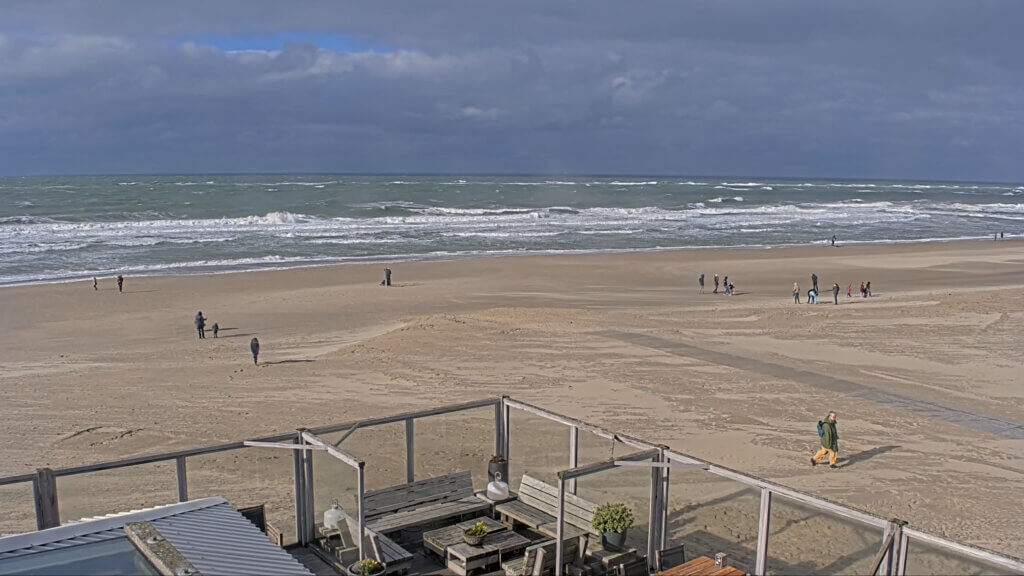 Webcam Paal Bekijk De Zee En Het Strand Op Texel